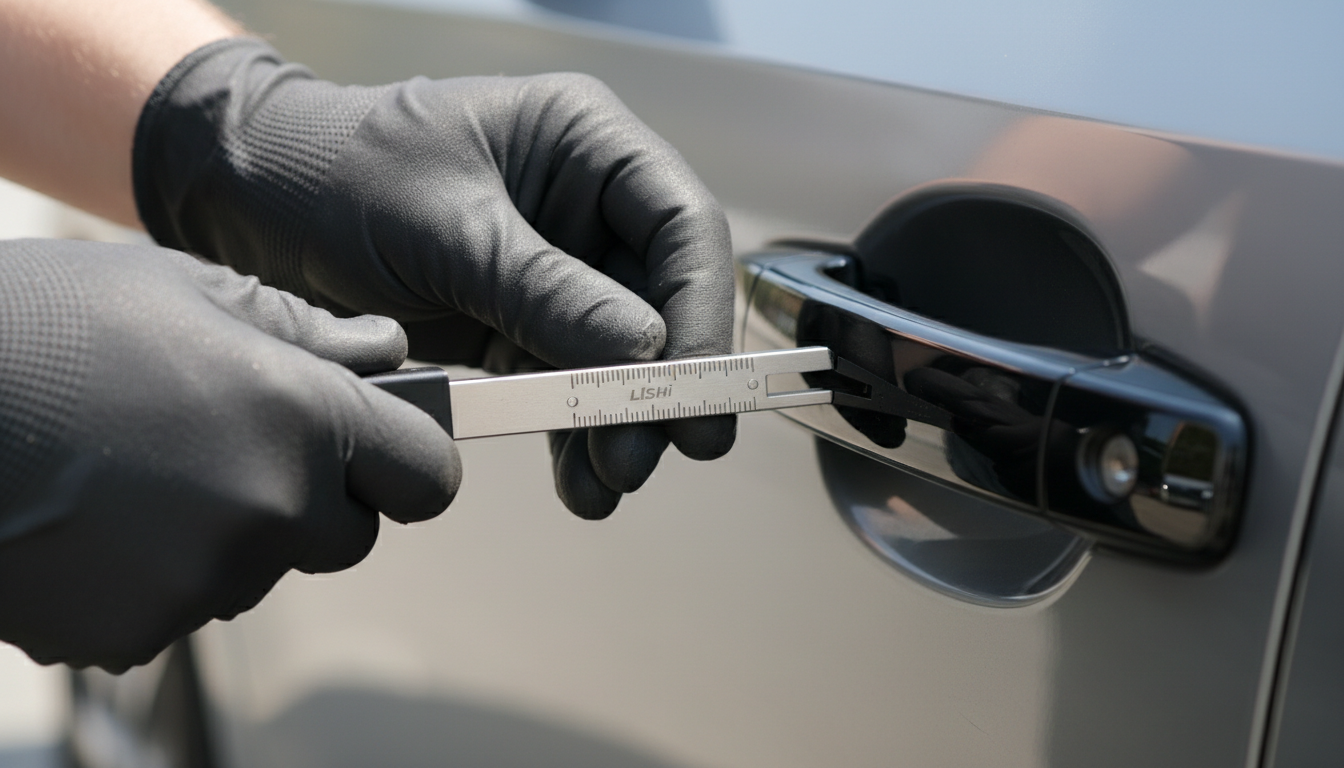 Atendimento de chaveiro automotivo com veículo